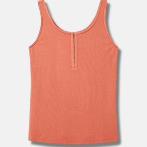 Everyday Rib Scoop Neck Hook And Eye Tank